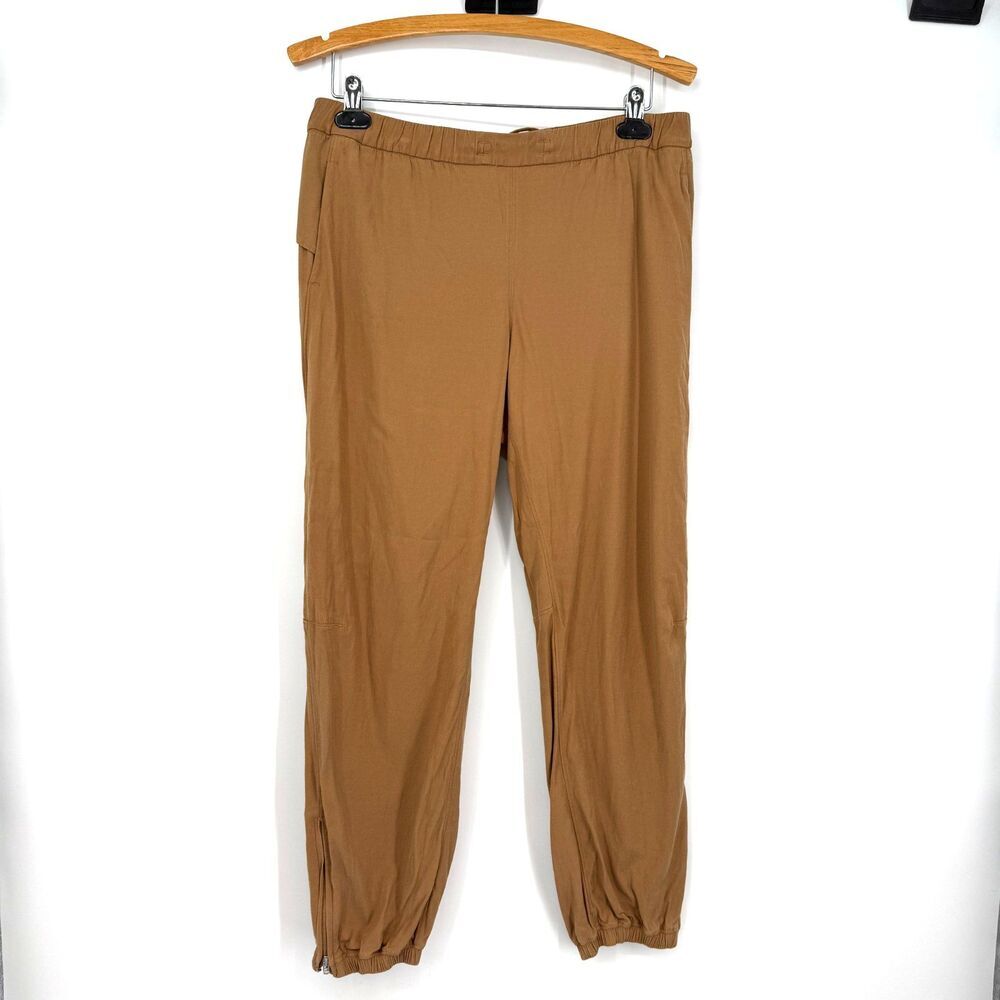 Lululemon Essential Affinity Mid Rise Jogger Pants Saddle Brown Women Size 8